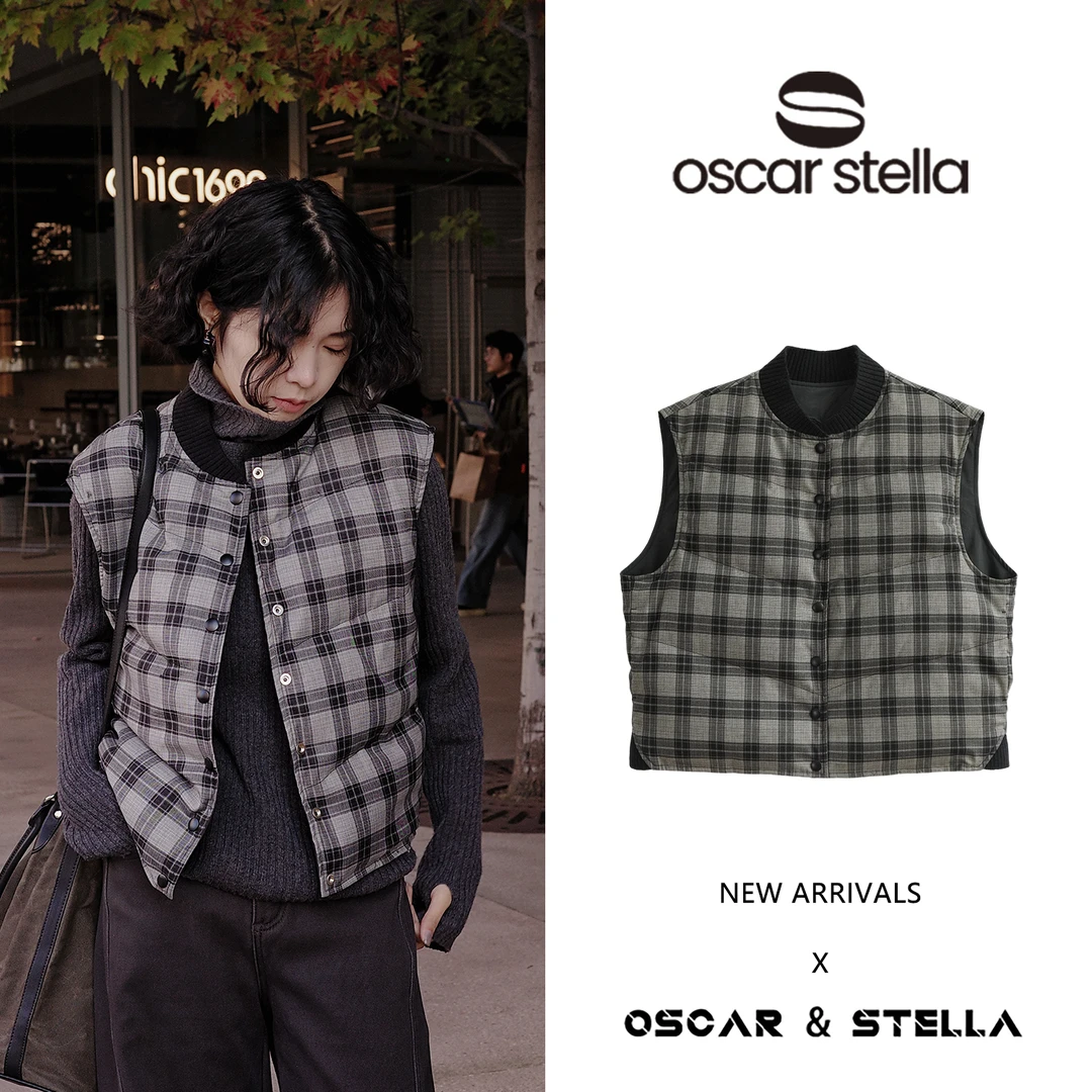 OSCAR&STELLA【爱神】两面穿丝绵填充保暖宽松无袖马甲外套41-1115