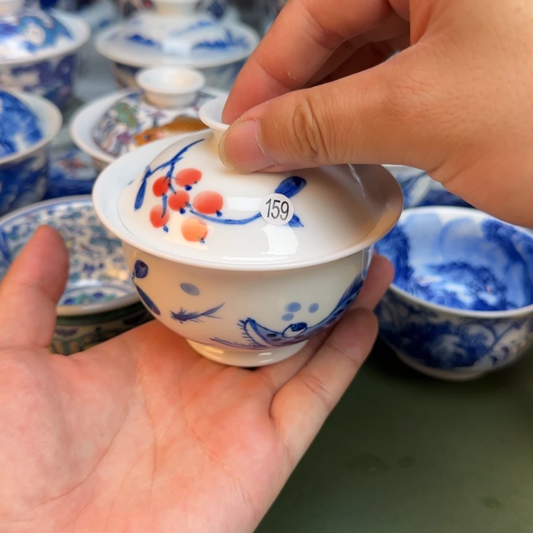彦祖纯手工手绘茶具159