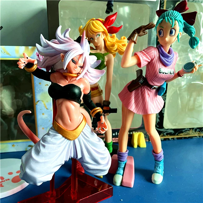 七龙珠女手办兰琪布尔玛女布欧模具摆件