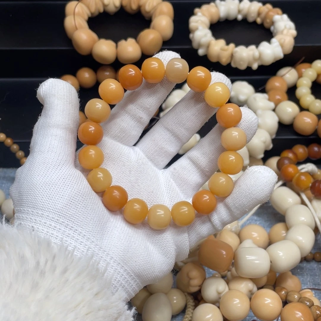 菩提根/象牙果吊坠13干磨玉化胖苹果多宝799