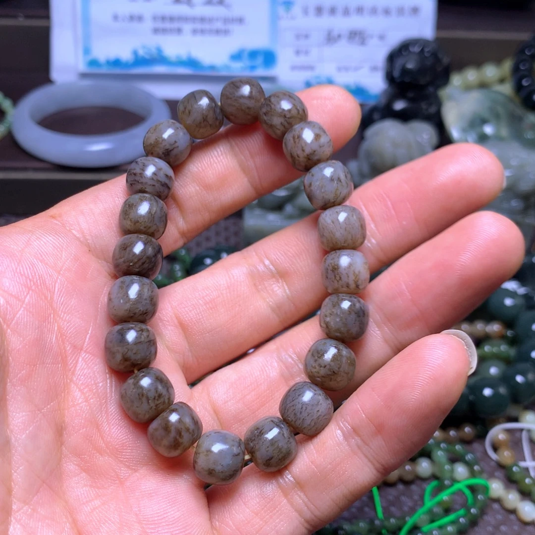 和田玉未镶嵌手串601