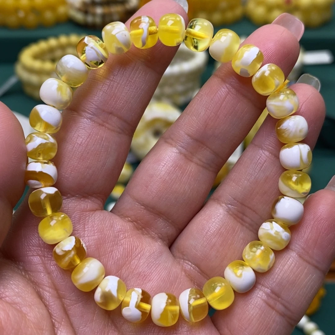 蜜蜡未镶嵌裸石7.5➕