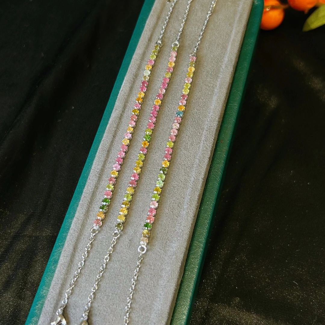 天然碧玺手链-多样性发一-BX053