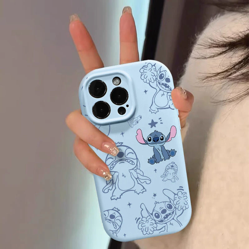 史迪仔适用苹果15手机壳14/13女款13promax新款11防摔iPhone12软