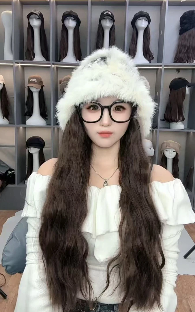 帽子假发一体清仓处理戴假发