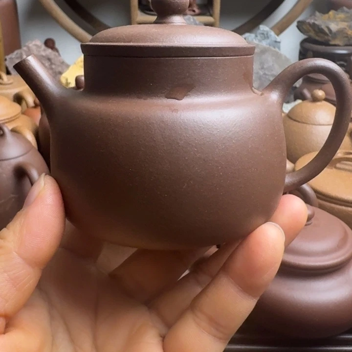 紫砂茶壶200cc言心壶n嫩底槽清