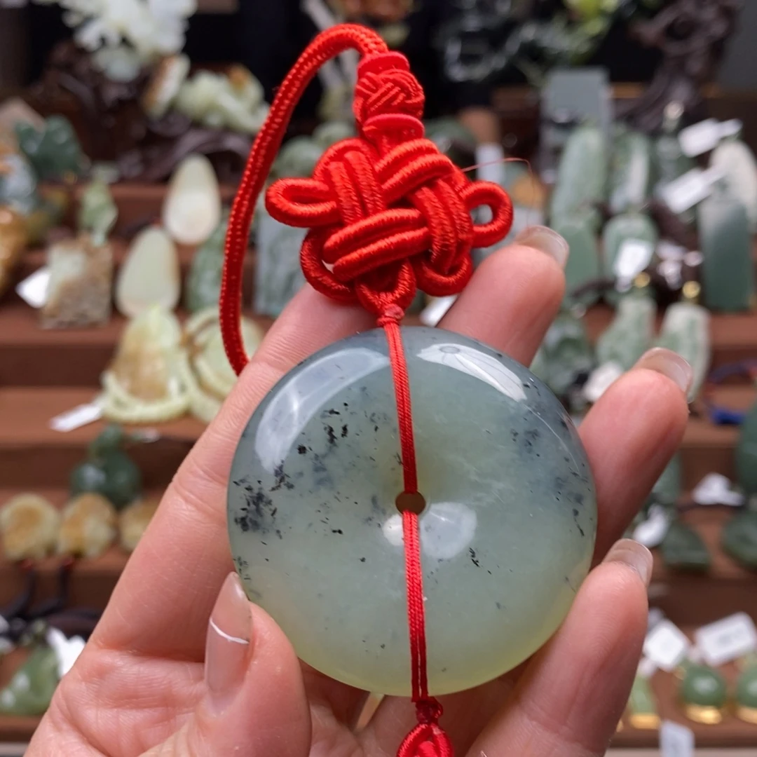 蛇纹石玉未镶嵌车挂