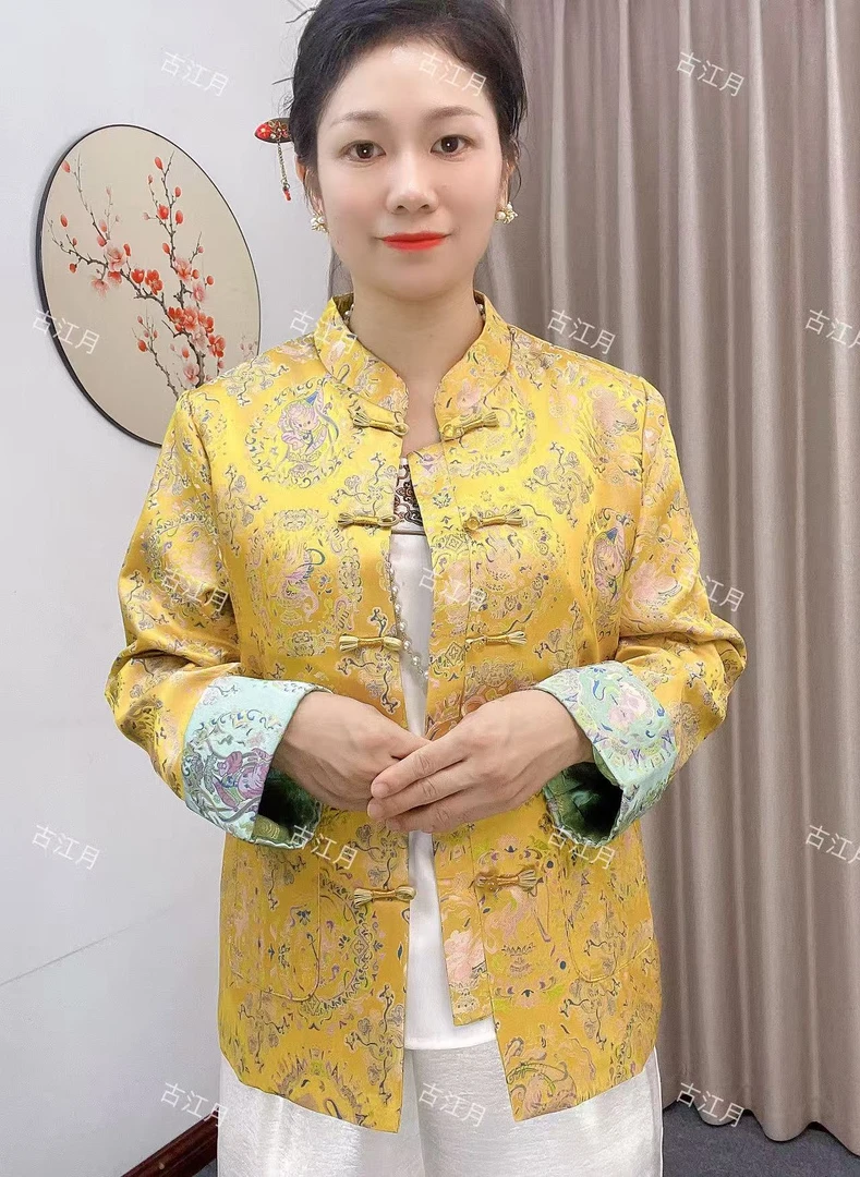 【古江月】专属定制·注重品质.新中式春秋新款女上衣外套A050916