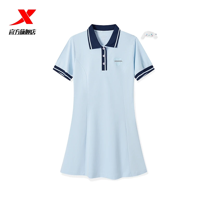 特步三丽鸥联名|特步连衣裙女2025夏季新款运动裙子976228810616