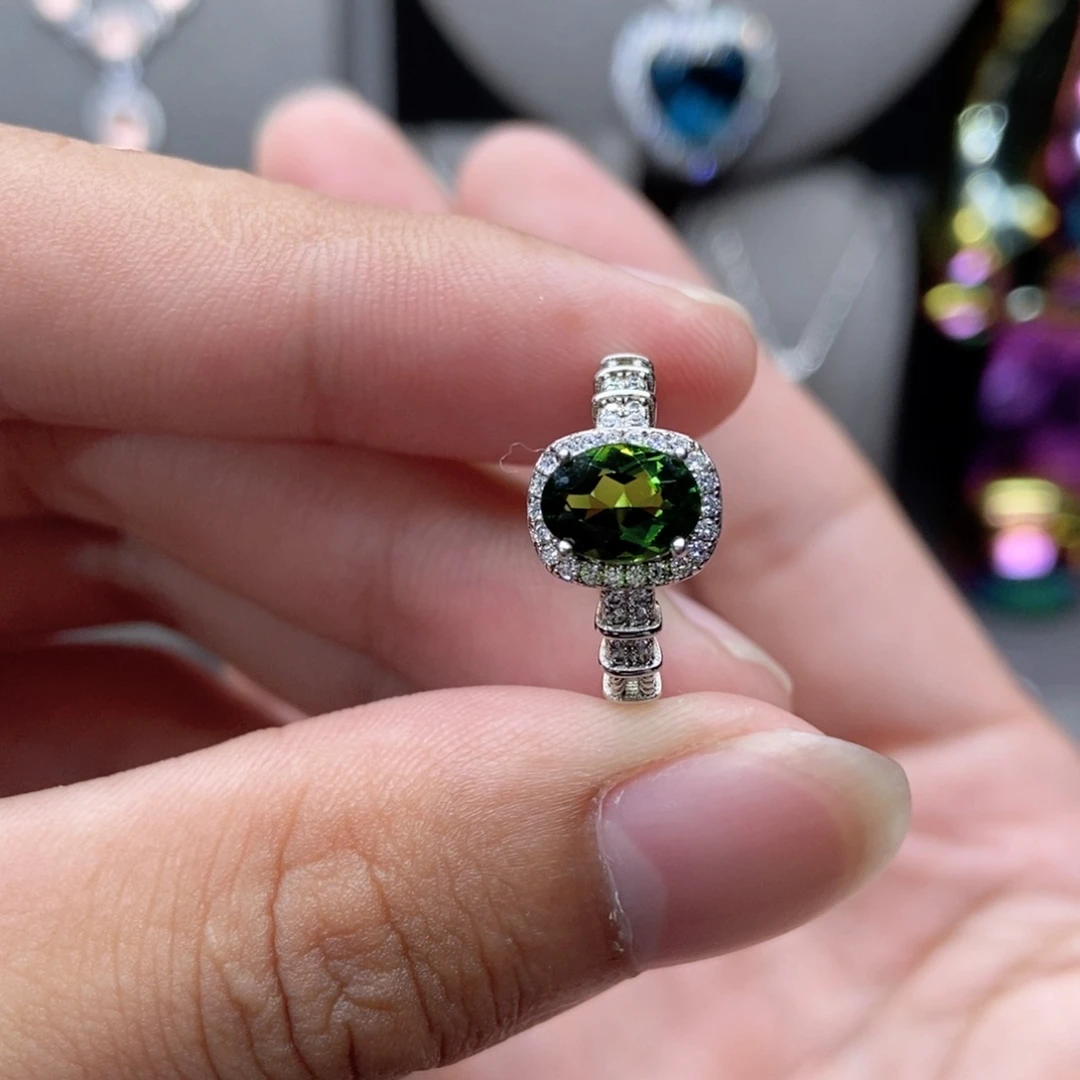 银S925镶嵌透辉石11111111