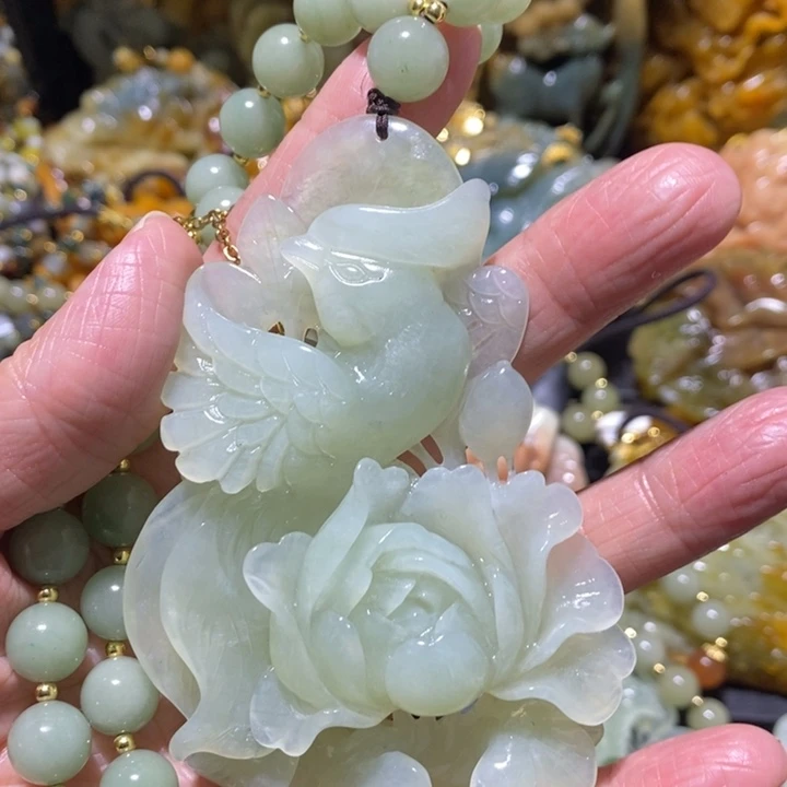 岫玉岫玉吊坠未镶嵌
