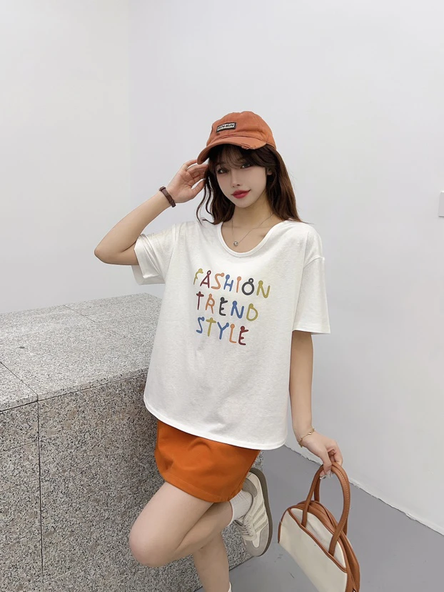 雪花棉吸汗短袖款T恤