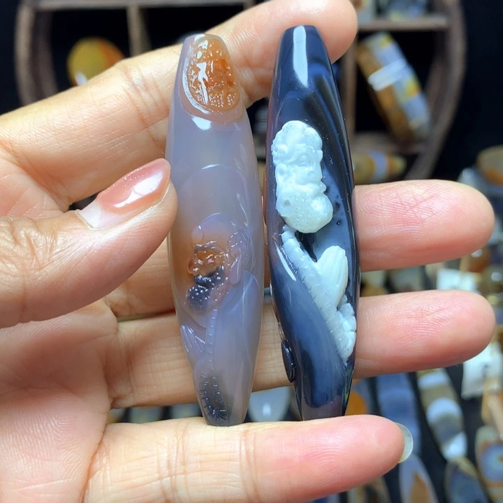 玛瑙/玉髓颈饰未镶嵌峰****3