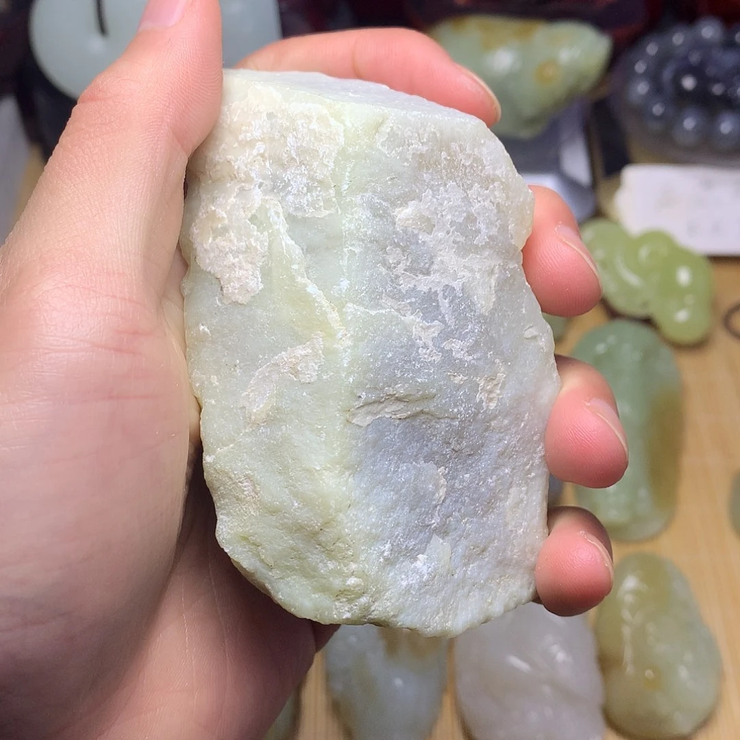 和田玉未镶嵌把件（防拍链接）