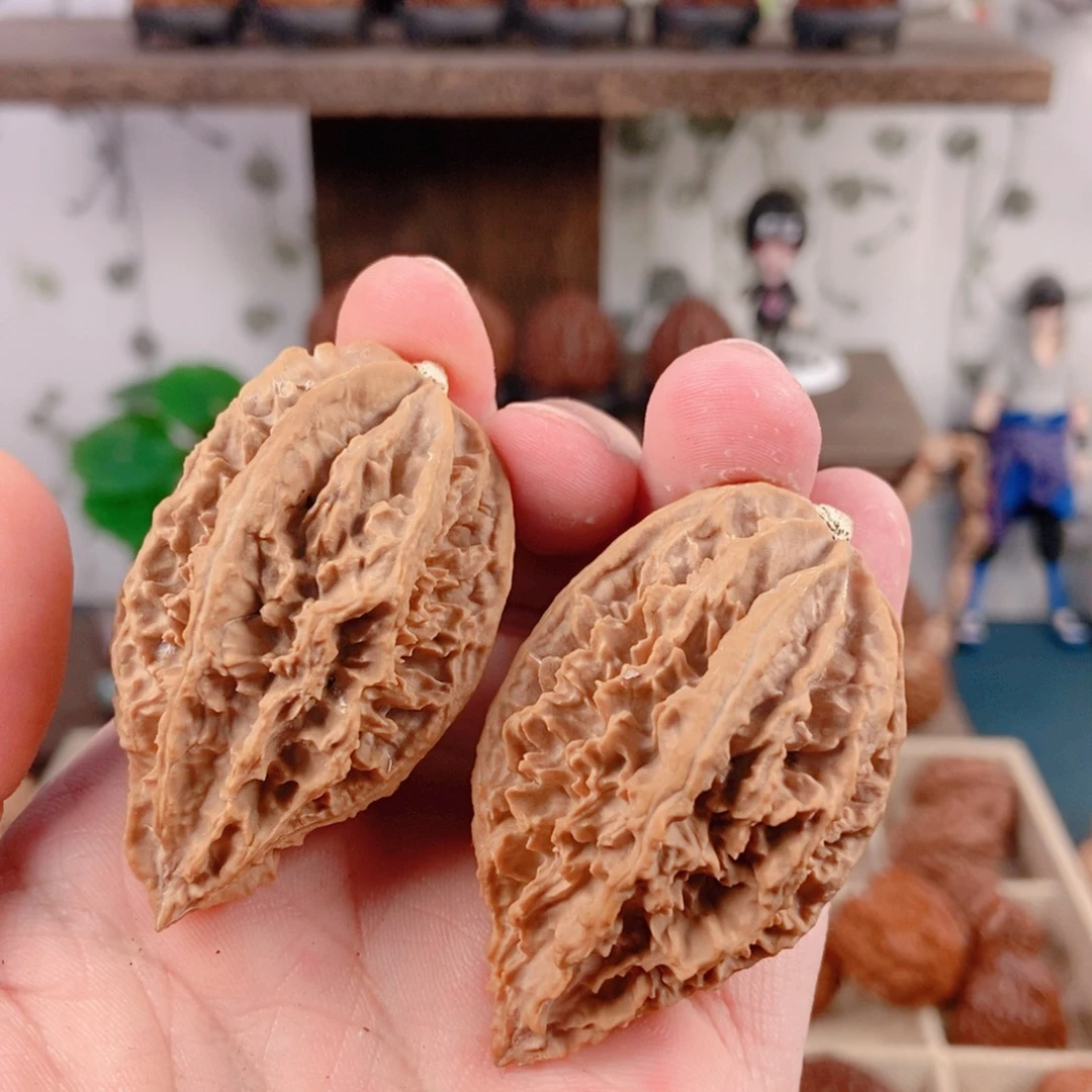 吊坠文玩核桃9¥¥亮银枪