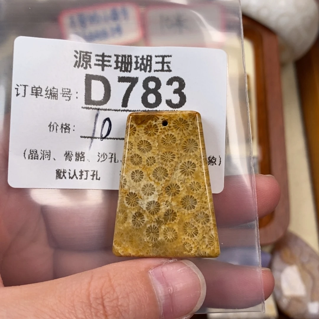 硅化玉颈饰未镶嵌晓****堂