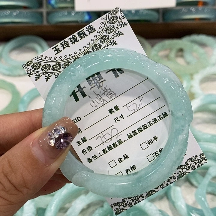 小****蛇纹石玉未镶嵌手镯