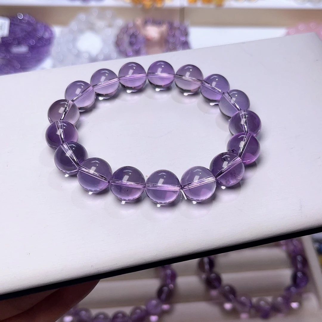 水晶手串未镶嵌王*霖天然水晶12.7mm