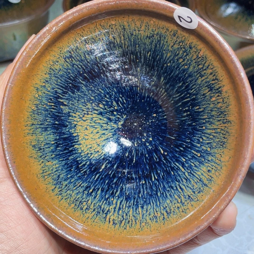 茶盏龙窑柴烧建盏2