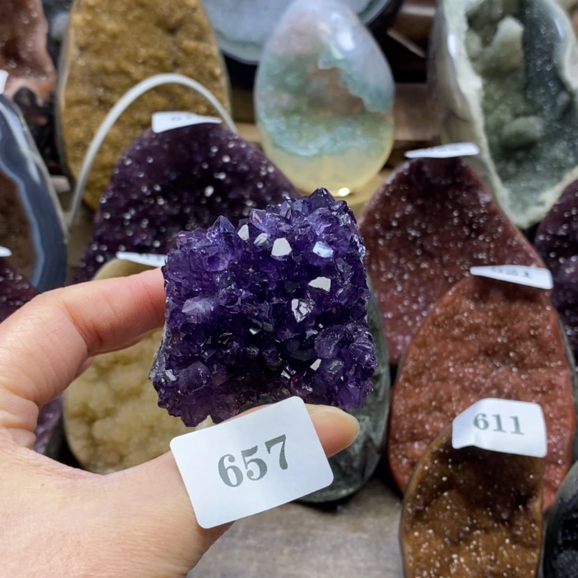 【闪购商品】未镶嵌大型摆件（非配饰）紫晶