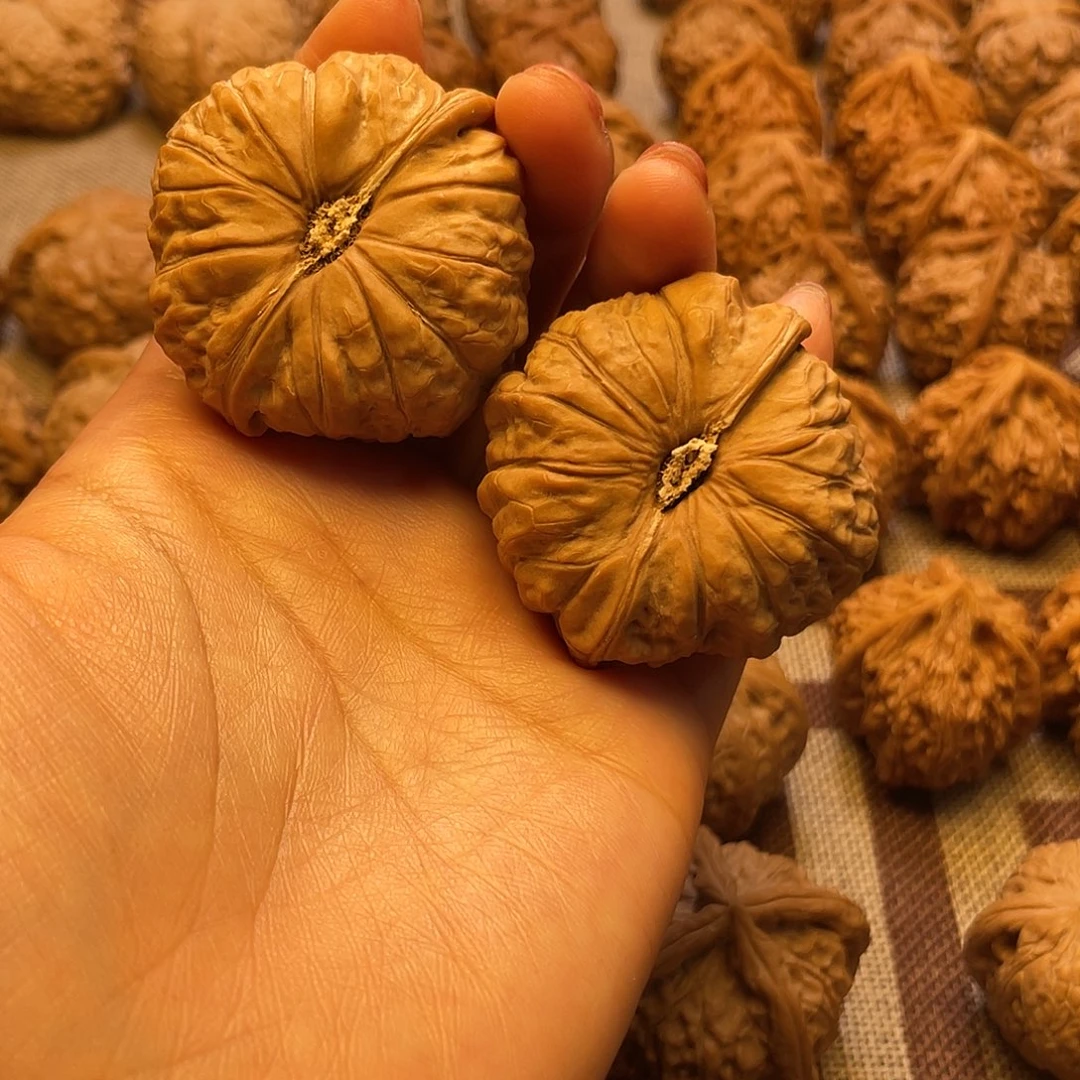 文玩核桃把件南瓜墩