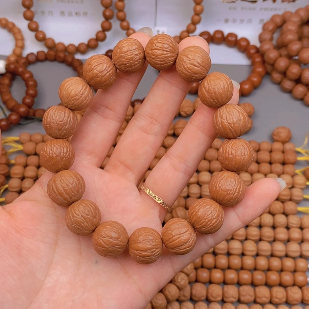 核桃手串/手链原皮凤羽