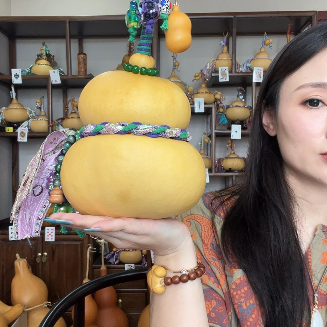 屋***味歪财葫芦摆件葫芦