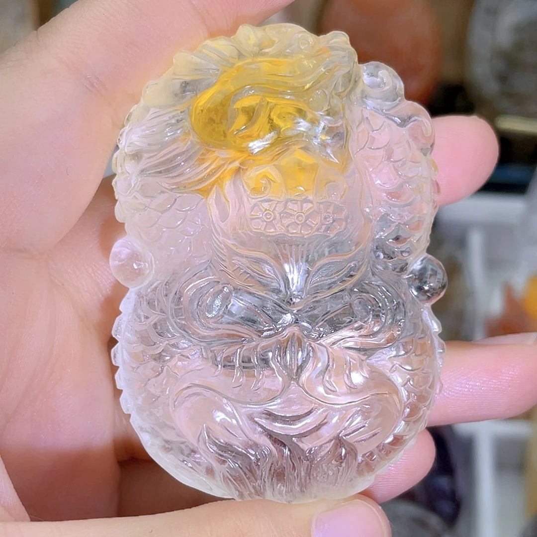 未镶嵌颈饰水晶黄胶花