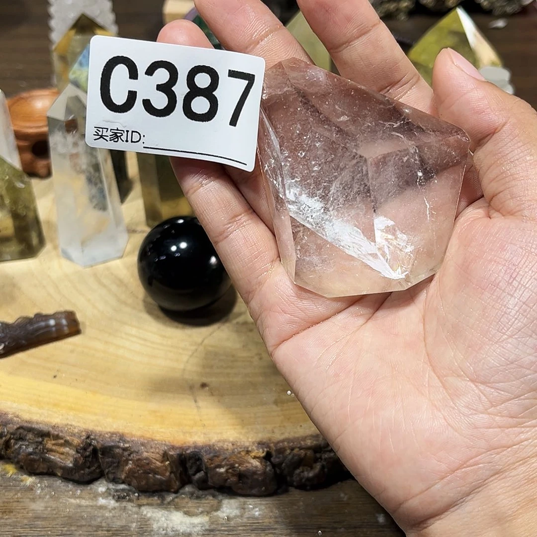 未镶嵌珠宝半成品水晶芷*多样性发其一微瑕