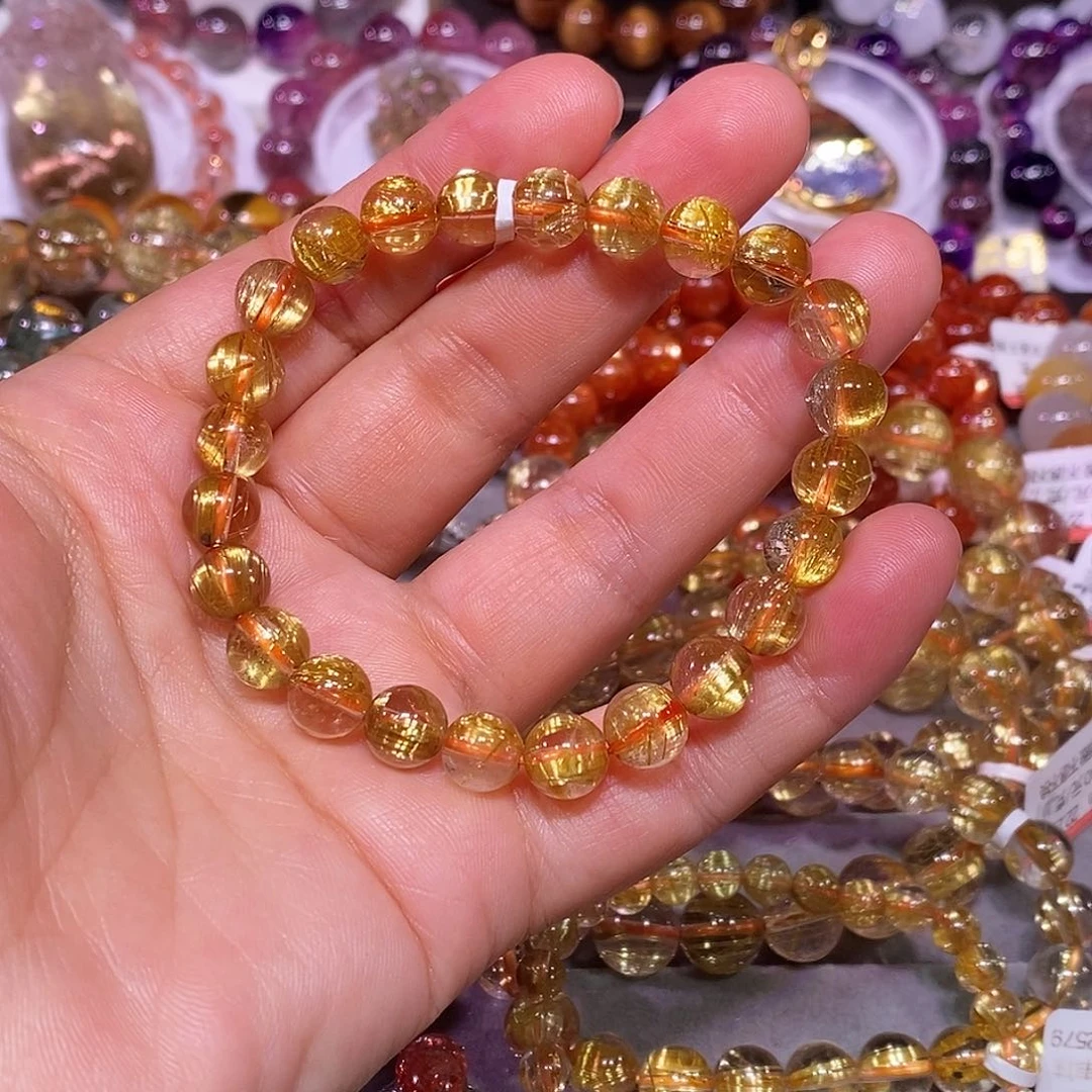 未镶嵌手链水晶金钛晶8