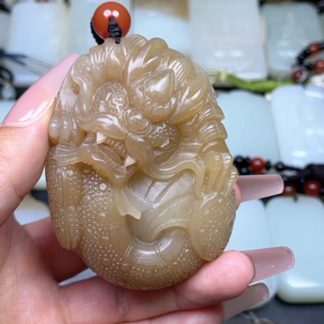 【闪购商品】颈饰未镶嵌和田玉框***瘦