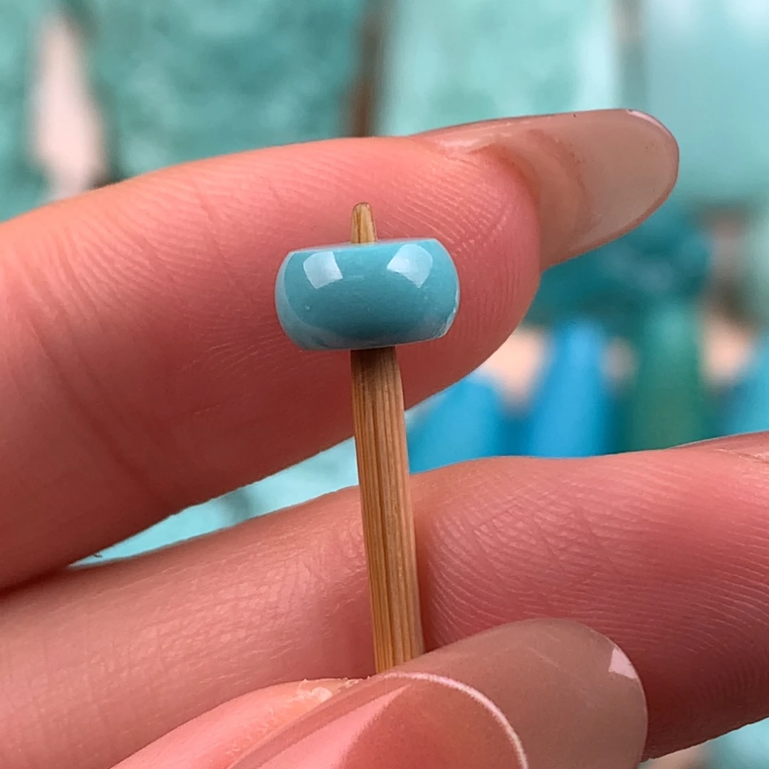 绿松石未镶嵌直切8