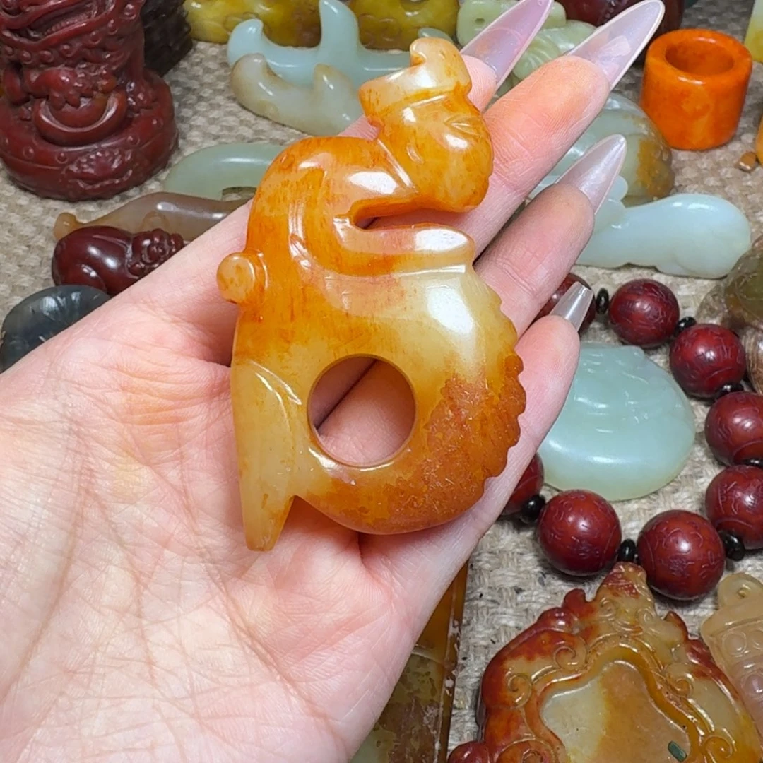 白玉菩提吊坠挂件