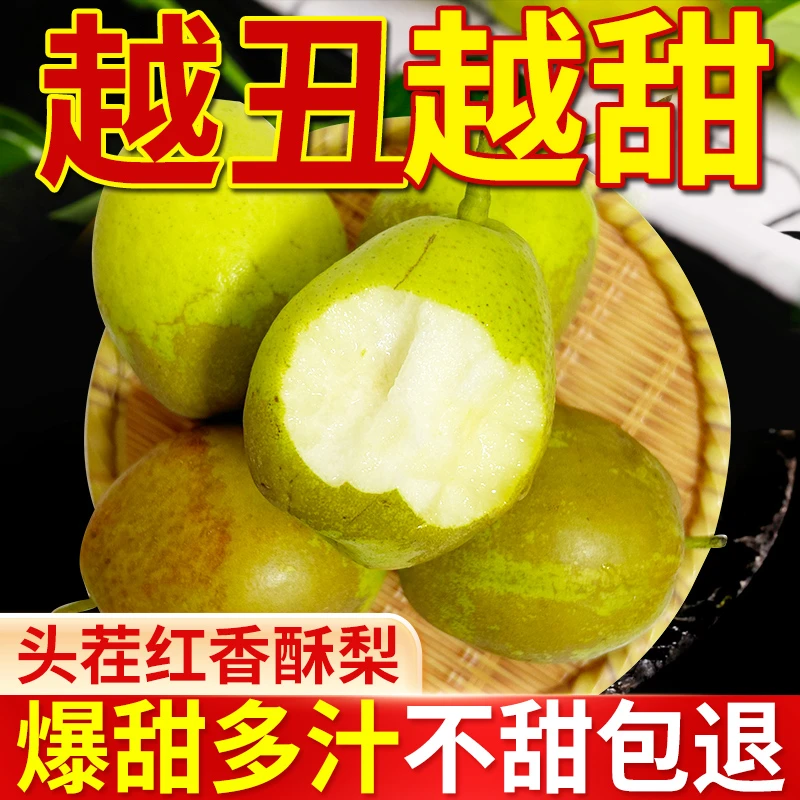 【抢带箱5斤】正宗山西红香酥梨水分充足果肉细腻纯甜