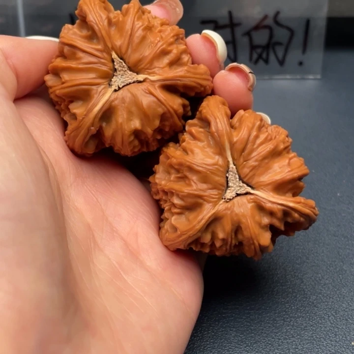 擦****文玩核桃吊坠白狮子