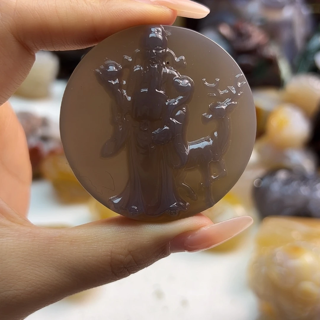 玛瑙/玉髓合金颈饰