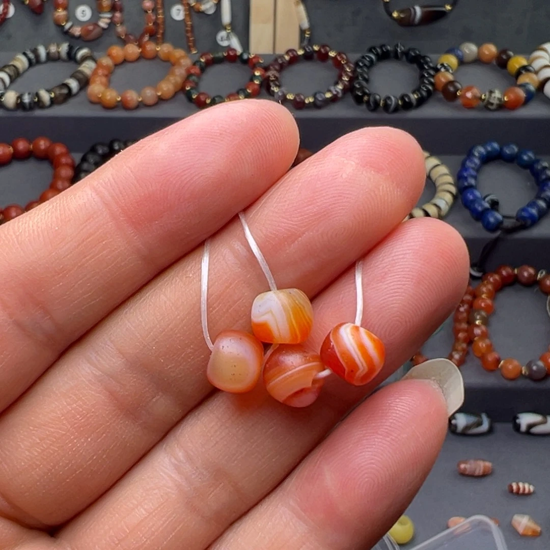 f***t玛瑙/玉髓合金玛瑙对珠