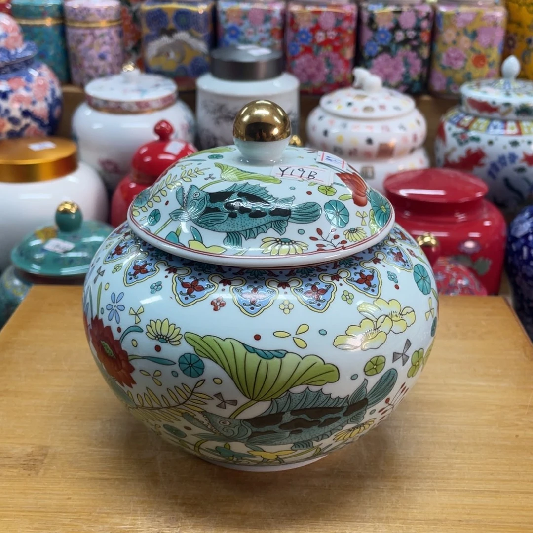 茶叶罐陶瓷罐陶瓷罐