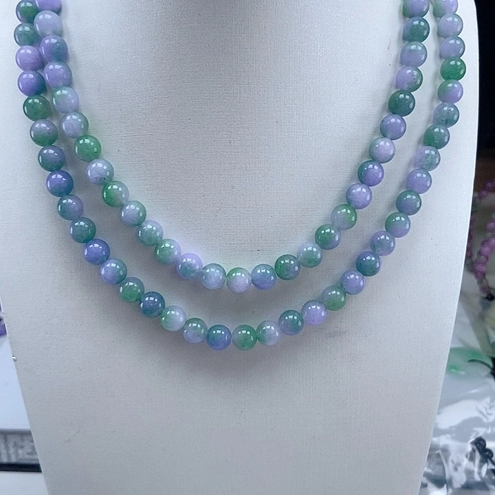 翡翠颈饰未镶嵌108珠