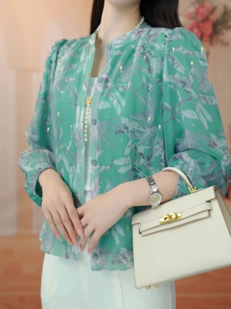 2025新款高级优雅百搭感显瘦防晒衬衫 988