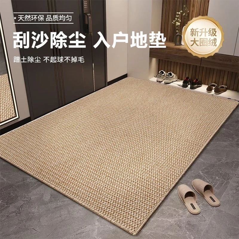 入户门地垫客厅玄关防滑脚垫进门垫耐脏地毯大门口家用可裁剪垫子