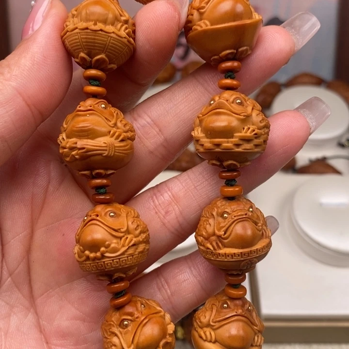 ****呦橄榄核手串/手链橄榄雕刻