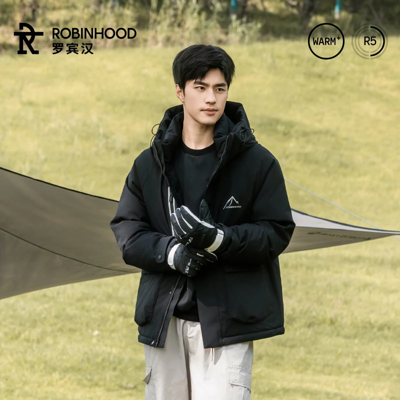 罗宾汉城市户外休闲轻盈保暖男女同款冲锋衣羽绒服-R048Y51170