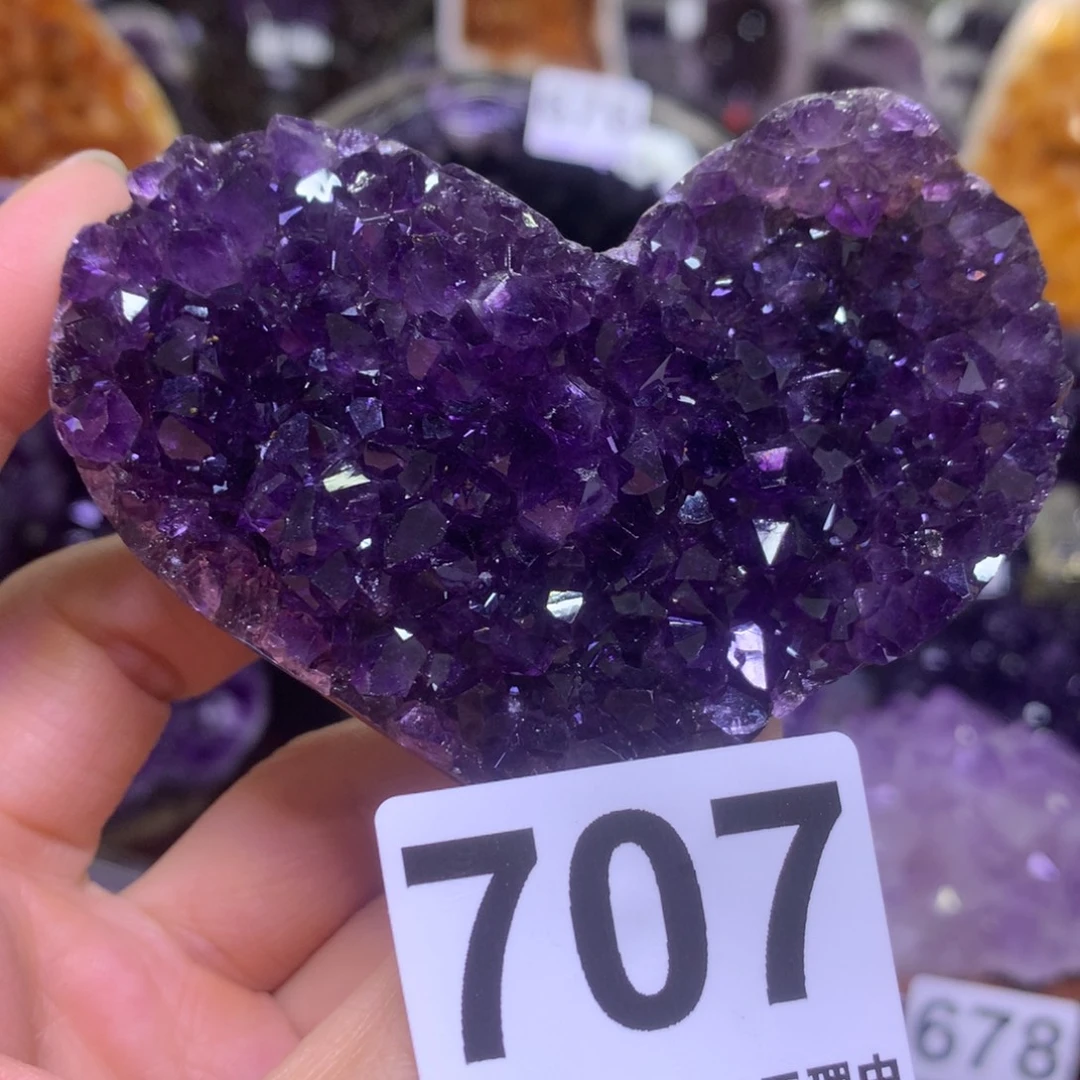 紫晶摆件未镶嵌水晶