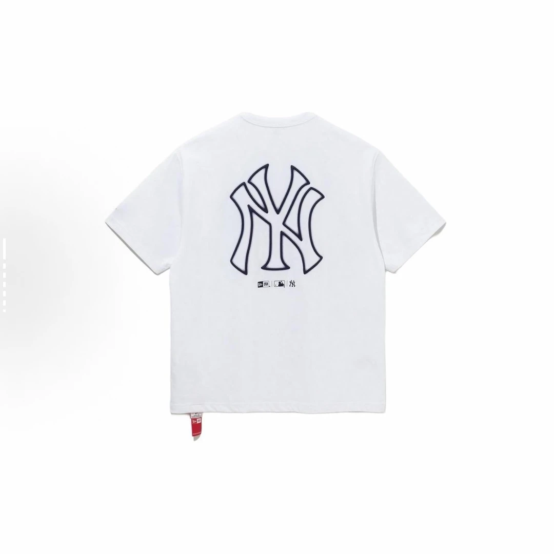 NEW ERA纽亦华联名MLB夏季圆领休闲百搭潮流短袖T恤