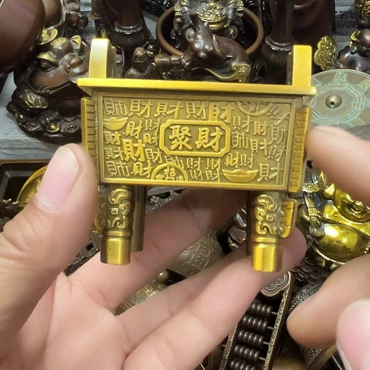 顺顺利利，铜器摆件