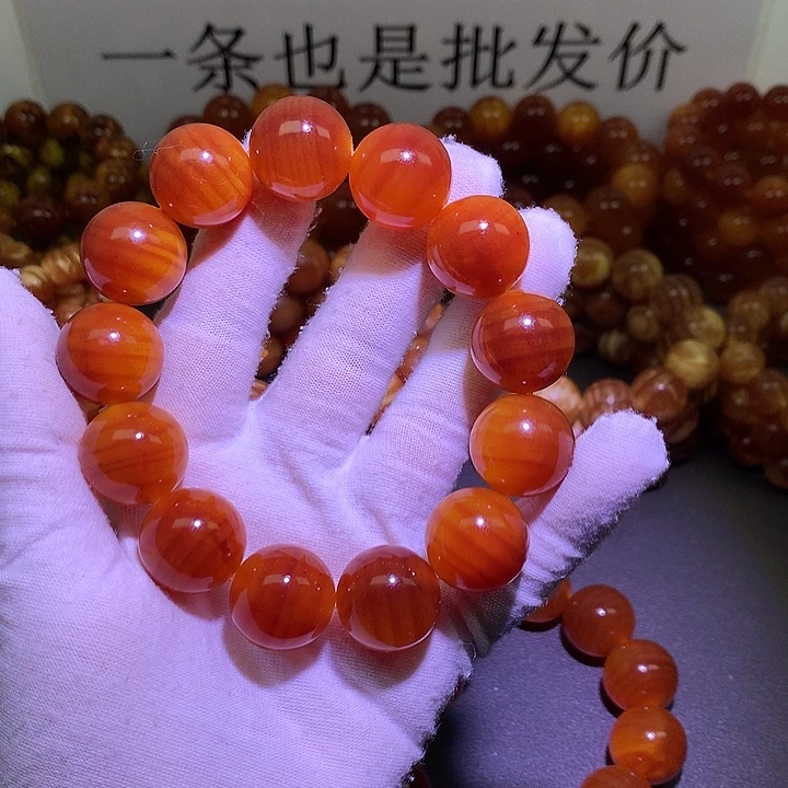 松木（琥珀木）手串/手链1.8 包浆高货