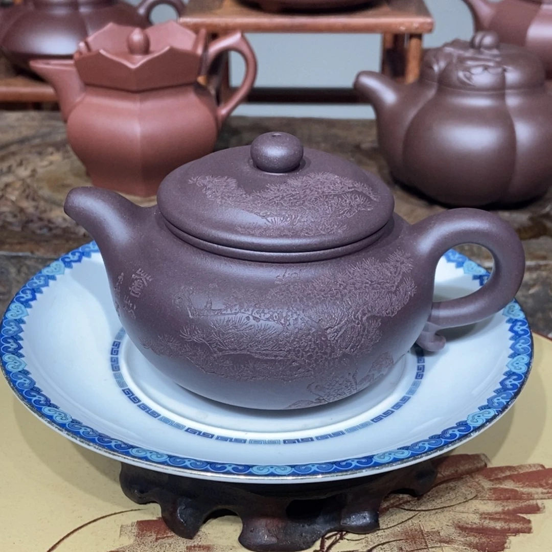 茶壶紫砂全手240 容量宜兴紫砂壶