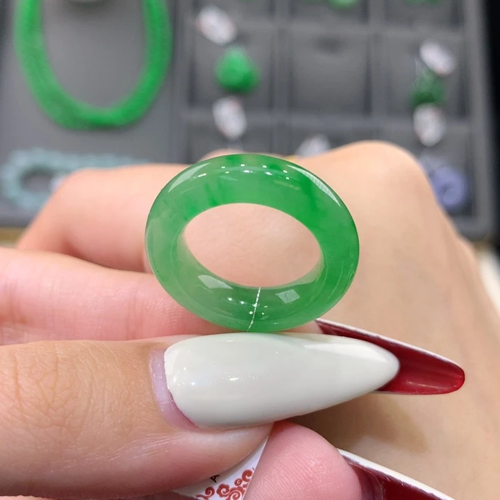 未镶嵌戒指翡翠10-11