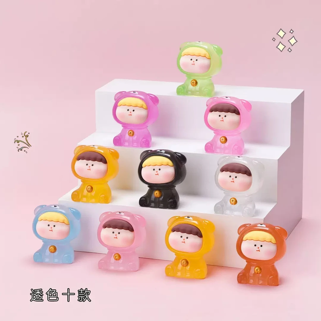 【清姐专属】夜光透色小熊萌莉，一组10个颜色